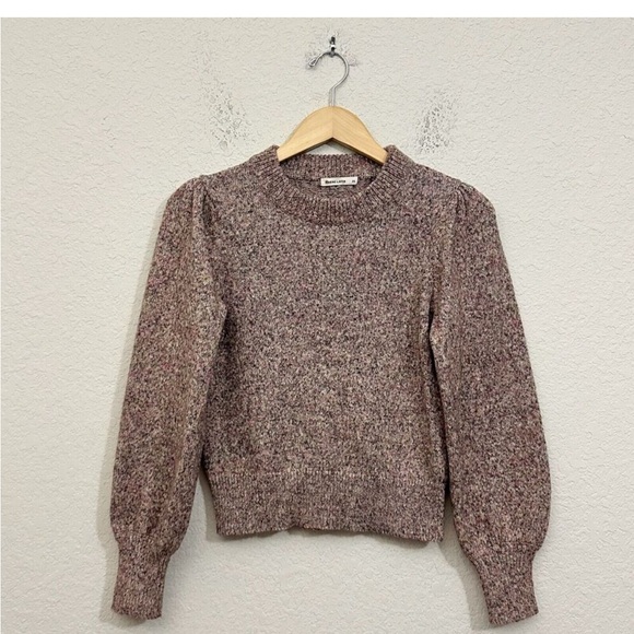 NWOT Marine Layer Women’s Alma Blouson Puff Sleeve Sweater Autumn Multi Small - Picture 11 of 14